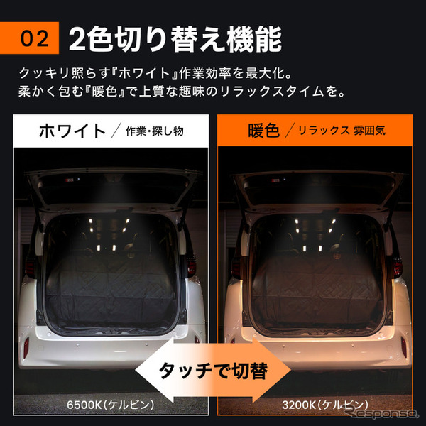 クラフトワークス『アルファード/ヴェルファイア』40系向けLED増設ラゲッジランプ