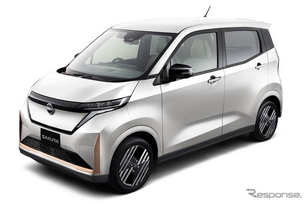 日産サクラ改良新型：Gグレード、ホワイトパール