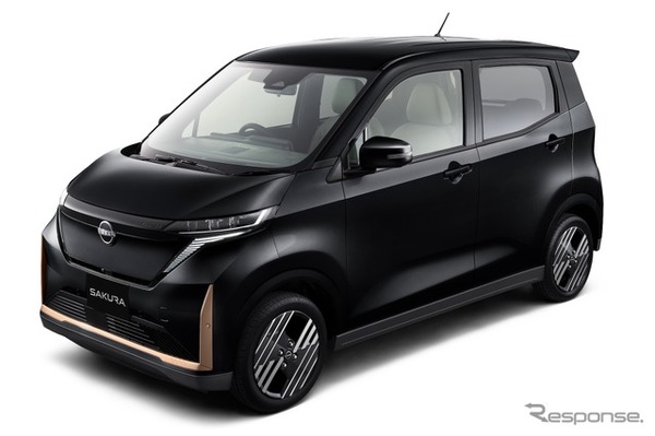 日産サクラ改良新型：Gグレード、ブラック