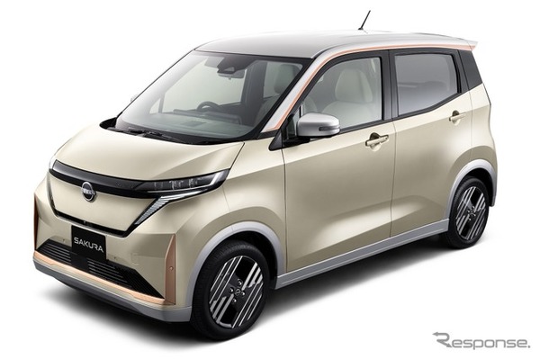 日産サクラ改良新型：Gグレード、フローズンバニラ・スターリングシルバー