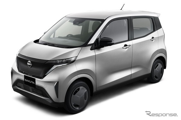 日産サクラ改良新型：Sグレード、スターリングシルバー