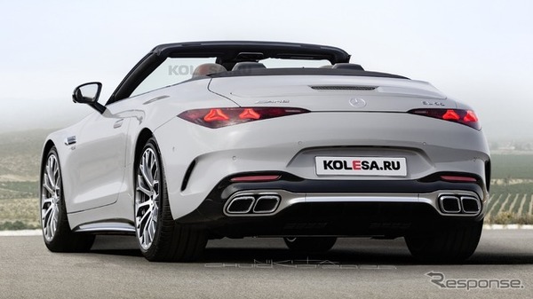 メルセデスAMG SL 改良新型の予想CG