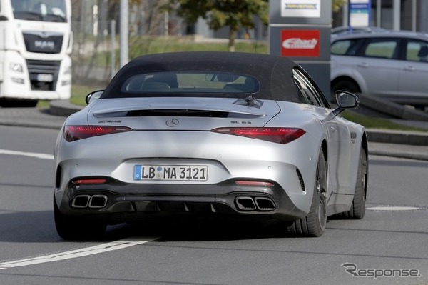 メルセデスAMG SL 改良新型のプロトタイプ