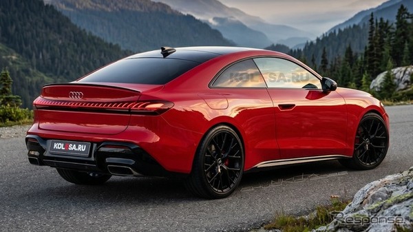 アウディ A5クーペ 新型の予想CG