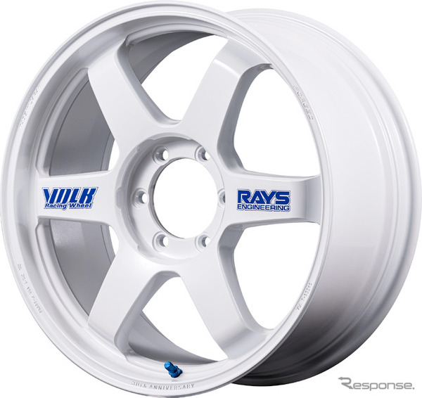 VOLK RACING TE37 Ultra LARGE P.C.D. 30th ANNIVERSARY STICKER Ver.（ホワイト）