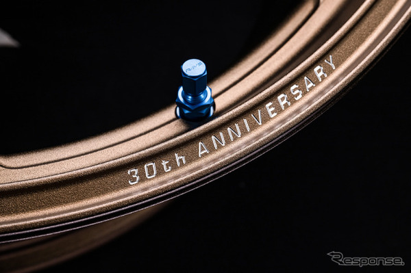 VOLK RACING TE37 Ultra LARGE P.C.D. 30th ANNIVERSARY STICKER Ver.（ブロンズ）