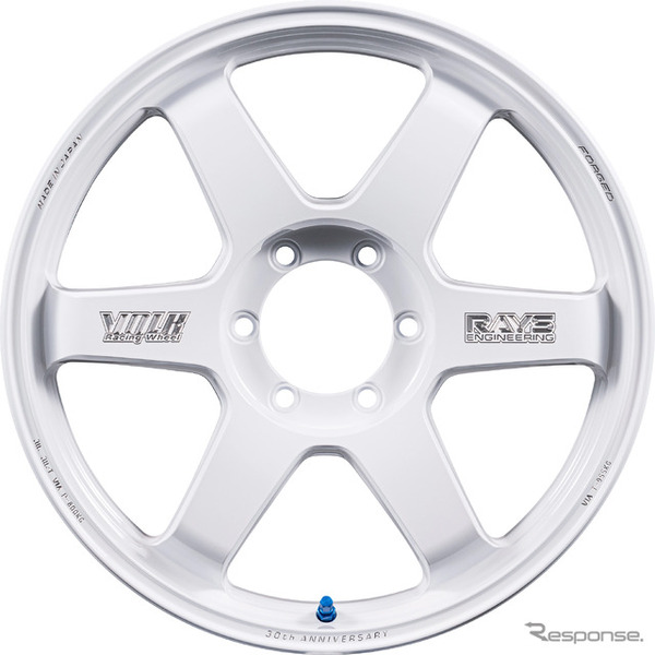 VOLK RACING TE37 Ultra LARGE P.C.D. 30th ANNIVERSARY MACHINING Ver.（ホワイト）
