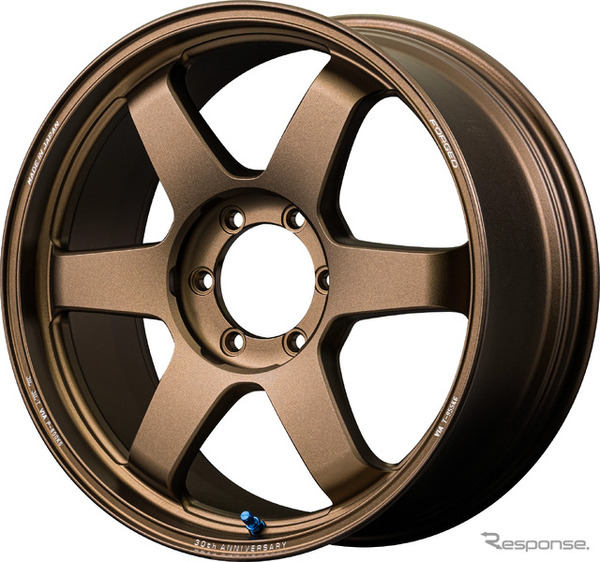 VOLK RACING TE37 Ultra LARGE P.C.D. 30th ANNIVERSARY STICKER Ver.（ブロンズ）