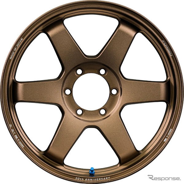 VOLK RACING TE37 Ultra LARGE P.C.D. 30th ANNIVERSARY STICKER Ver.（ブロンズ）