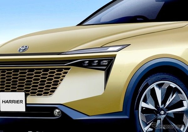 トヨタ ハリアー 改良新型の予想CG
