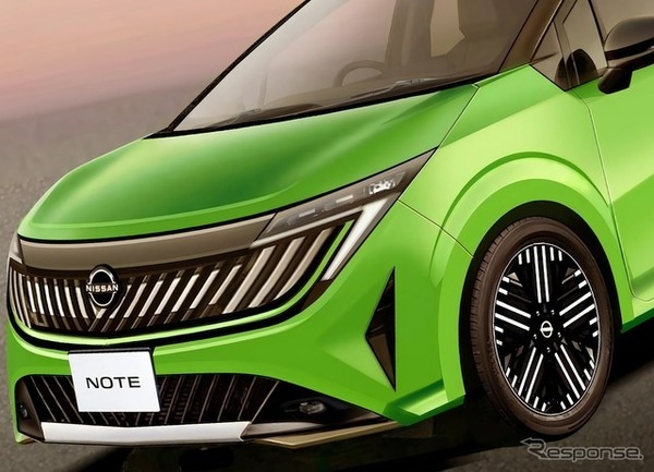 日産 ノート 次期型の予想CG