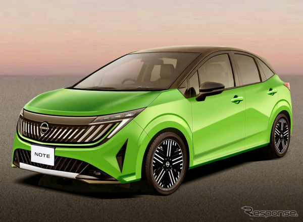 日産 ノート 次期型の予想CG