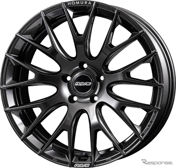 レイズ ホムラ 2×9R スーパーダークガンメタ（20インチ8.5J +45）
