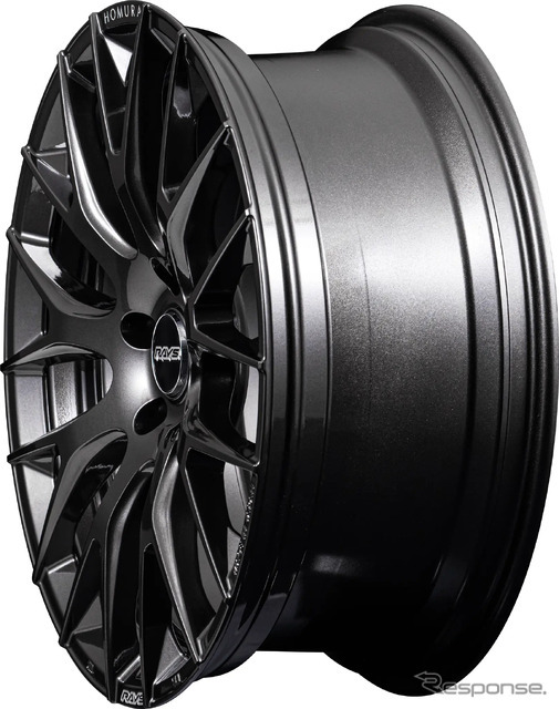 レイズ ホムラ 2×9R スーパーダークガンメタ（20インチ8.5J +45）