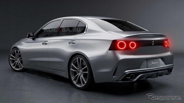 日産 スカイライン 次期型の予想CG
