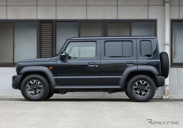 タナベ サステックプロX-LIMITダンパー　ジムニーノマド装着例（推奨ダウン量：フロント 40mmダウン / リア 45mmダウン）
