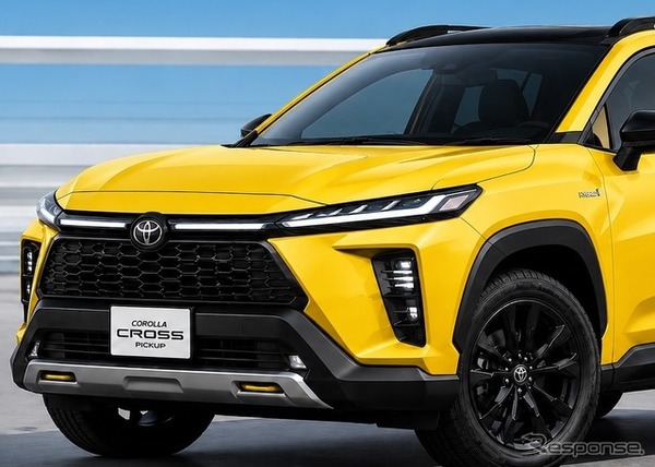 トヨタの新型ピックアップトラック 予想CG