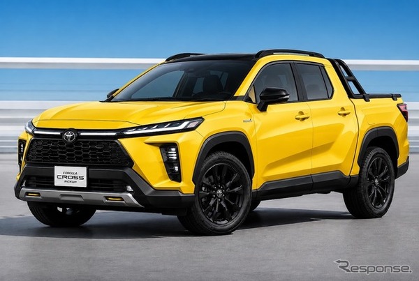 トヨタの新型ピックアップトラック 予想CG