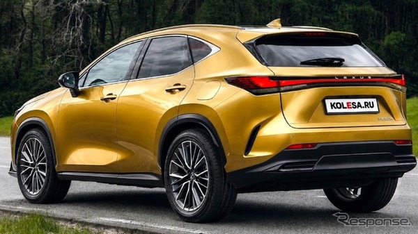 レクサス NX 改良新型の予想CG