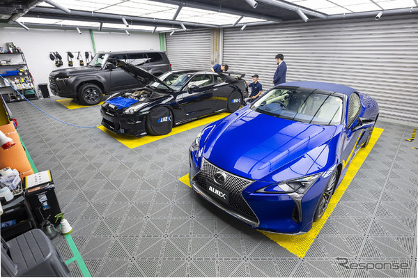 高級車から普及車種まで幅広く施工