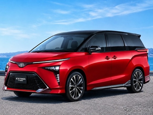 トヨタ エスティマ 次期型の予想CG