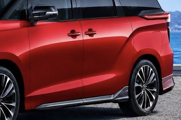 トヨタ エスティマ 次期型の予想CG