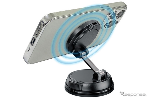 SEIWA・マグホールドスマホ充電ホルダーDB吸盤（D675）