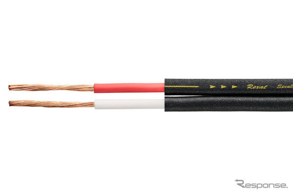 市販「スピーカーケーブル」の一例（オーディオテクニカ・AT-RX4500S）。