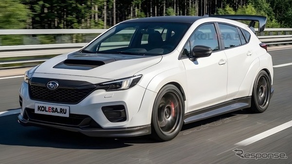 スバル WRX STI 次期型の予想CG