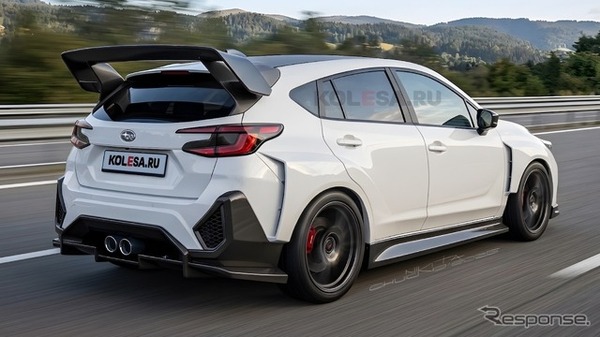 スバル WRX STI 次期型の予想CG