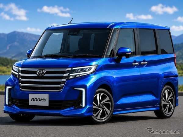 トヨタ ルーミー 大幅改良の予想CG