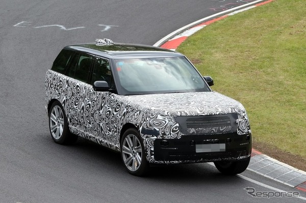 レンジローバー 改良新型のプロトタイプ
