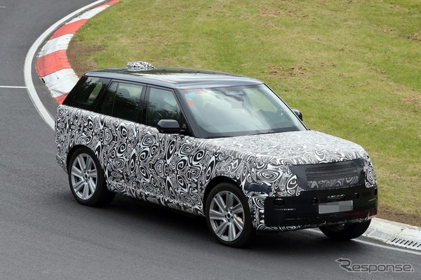 レンジローバー 改良新型のプロトタイプ