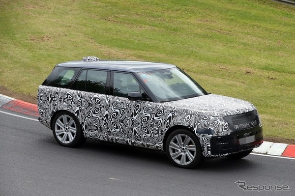 レンジローバー 改良新型のプロトタイプ