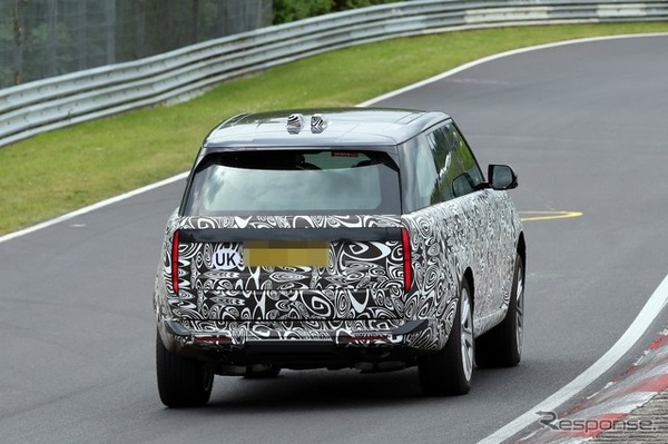 レンジローバー 改良新型のプロトタイプ