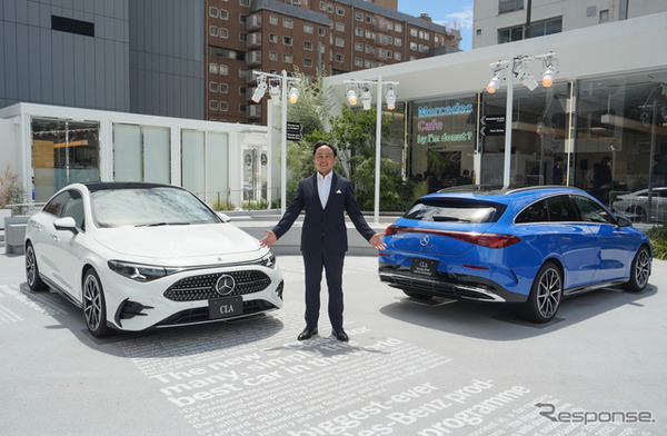 メルセデスベンツ CLA 新型と、メルセデス・ベンツ日本ゲルティンガー剛CEO