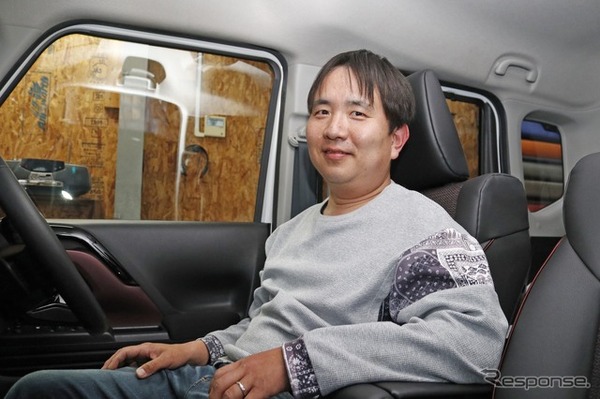 前車のN-BOXでお気に入りとなったユニットをスペーシアでも利用することにした掛布さん、音の完成度も高めている。