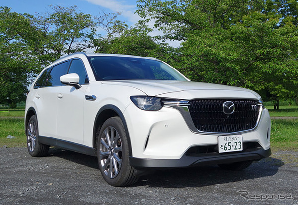 マツダ CX-80 XD Lパッケージ（改良後のドライブエディションに相当）4WDのフロントビュー