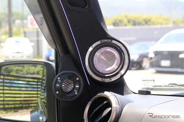 ジムニーシエラにフォーカル「ユートピアM」3ウェイを装着！ 狭い車内で実現した高音質システム［car audio newcomer］by Warps　前編
