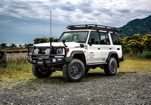 レイズ ボルクレーシング TE37 XT Black Shadow LTD.（マットトランスルーセントブラック）× トヨタ ランドクルーザー70