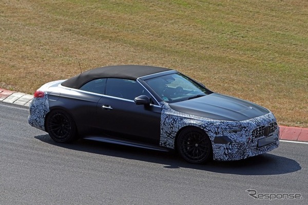 メルセデスAMG CLE53カブリオレ 改良新型のプロトタイプ