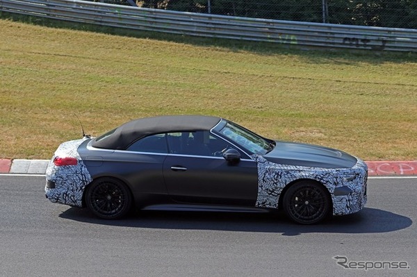 メルセデスAMG CLE53カブリオレ 改良新型のプロトタイプ