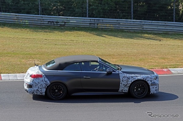 メルセデスAMG CLE53カブリオレ 改良新型のプロトタイプ