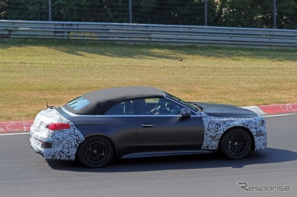 メルセデスAMG CLE53カブリオレ 改良新型のプロトタイプ