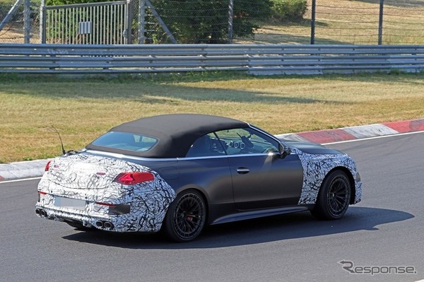 メルセデスAMG CLE53カブリオレ 改良新型のプロトタイプ