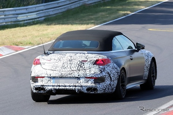 メルセデスAMG CLE53カブリオレ 改良新型のプロトタイプ