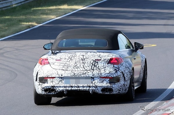 メルセデスAMG CLE53カブリオレ 改良新型のプロトタイプ