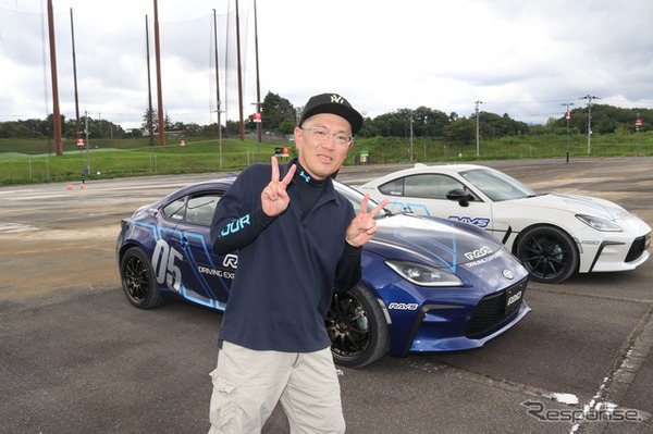 体験試乗を行ったヨシユキさん