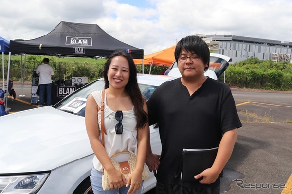 トライムデモカー アウディA4アバントを試聴したなかちゃんさんご夫婦