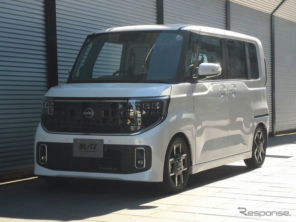 ブリッツ DAMPER ZZ-R　日産・ルークス装着例（基準車高：フロント 30mmダウン / リア 30mmダウン）